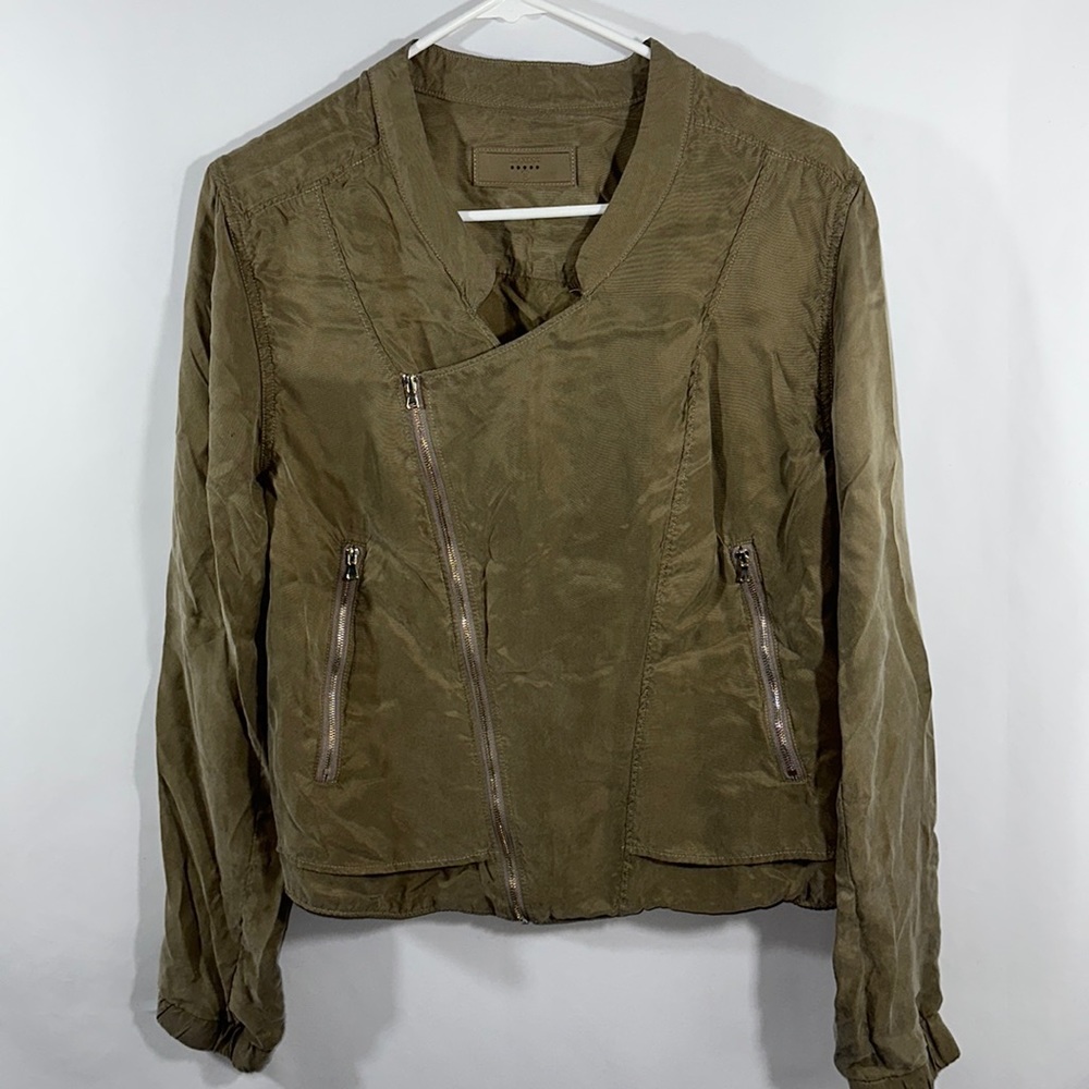 Blank NYC Lightweight Soft Olive Green Jacket Size M
